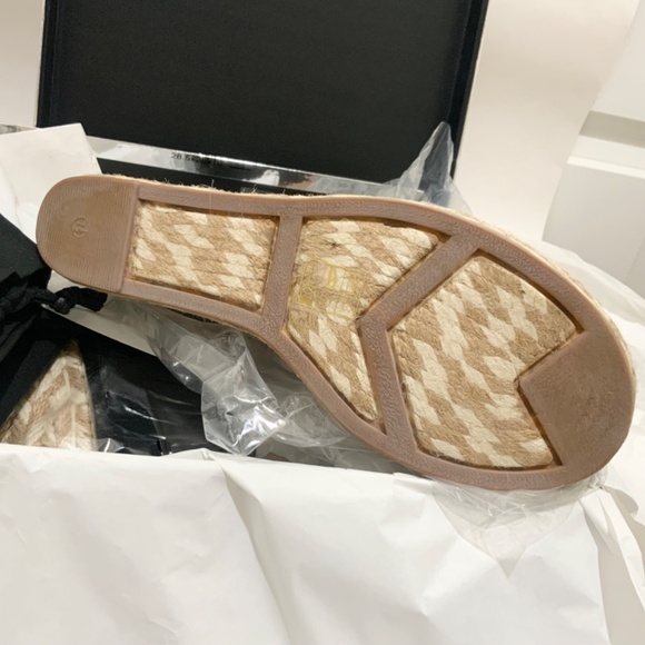 SIGERSON MORRISON Arien platform wedge Espadrilles Beige Nude leather sandal 7.5 - Picture 15 of 16